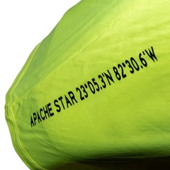 Official World Speed Record Apache Star Tee | Cotton/Performance | Safety Green