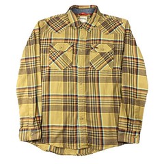 SIMMS Mens Santee Long Sleeve Button Up Shirt L Flannel Plaid Fishing Outdoor