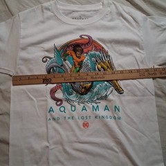 Aquaman and the Lost Kingdom T-Shirt Size Small Teen? White DC Comics