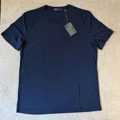 G/Fore G4 Tech Performance Merino Wool Blend T-Shirt Twilight Navy Men’s Size L