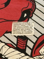 New Deadpool Marvel Mega All Over Print AOP 2011 Mad Engine Comics T Shirt Sz XL