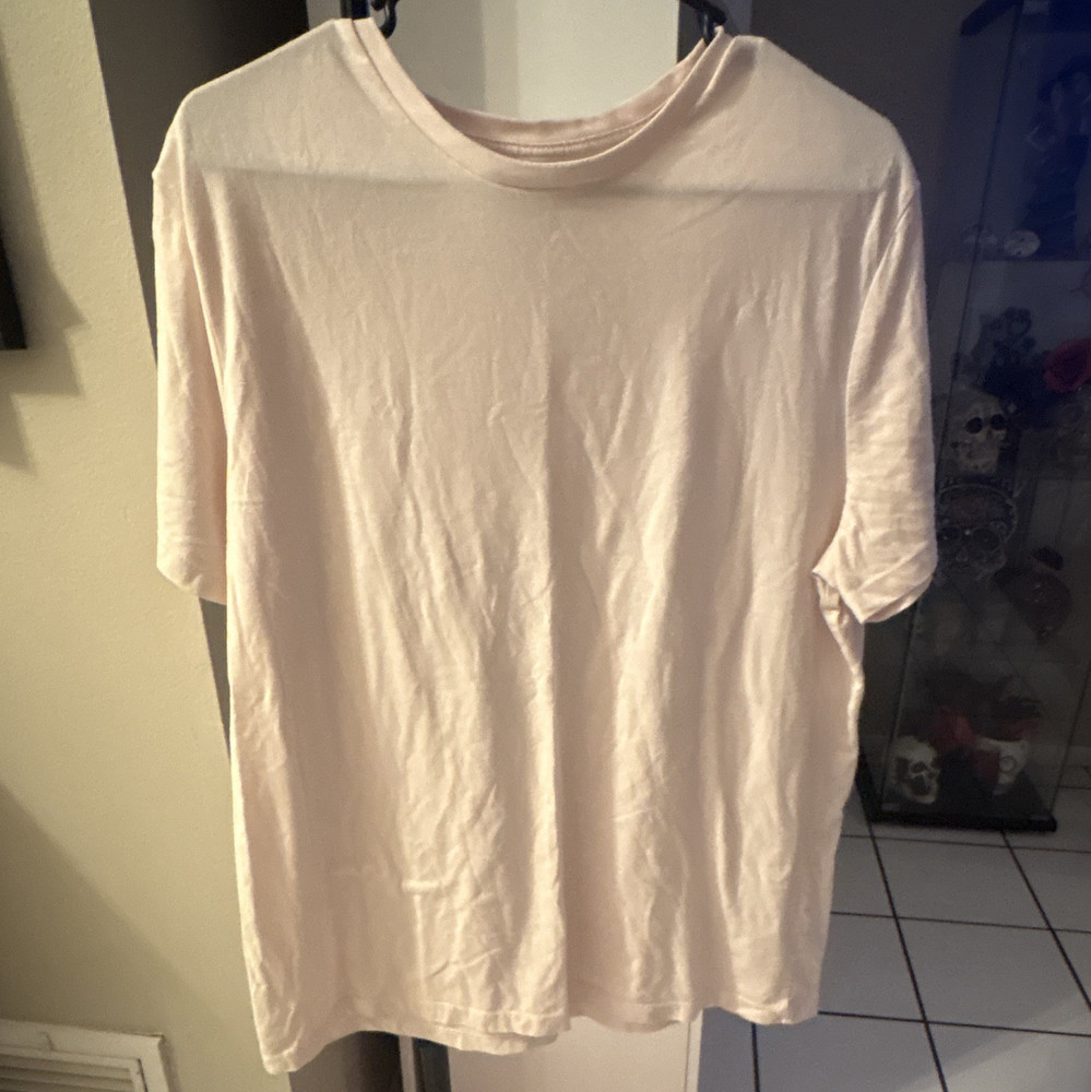 Goodfellow Lyndale Tee Men’s XL White Solid Standard Fit Crew Neck T-Shirt