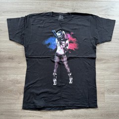 Harley Quinn T-Shirt Adult LARGE Suicide Squad Graphic DC Comics Margot Robbie