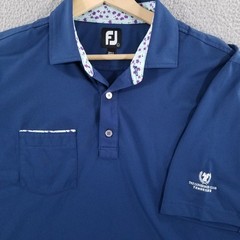 Footjoy Polo Large Blue Performance The Governors Club Tennessee Golf Pocket