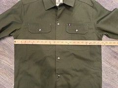 Devium Riveter Canvas/twill Snap Button Shirt, Mens Large, Army Green