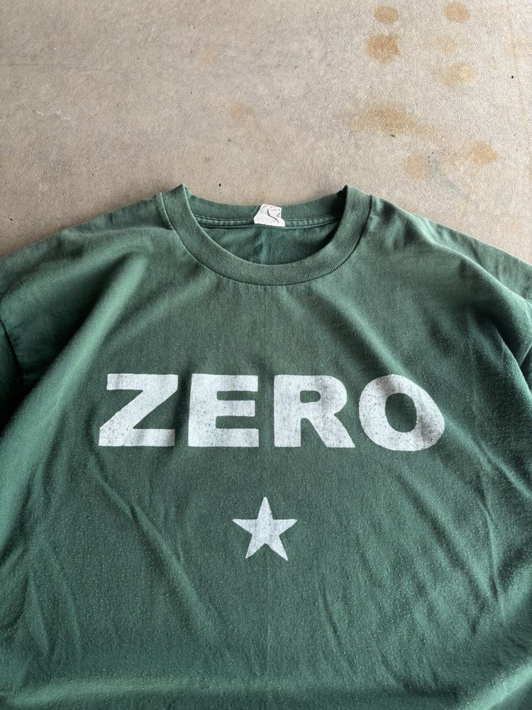 Zero SP band Smashing_Pumpkins 90s Forrest Green Star T shirt remake NH13089