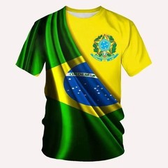 Personalized 3D digital print short sleeve creative T-shirt men’s clothing