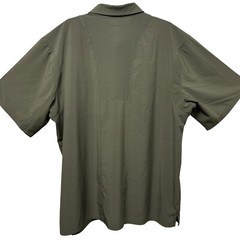 Dickies Men’s 3XL Performance Button-Up Work Shirt Short Sleeve Green