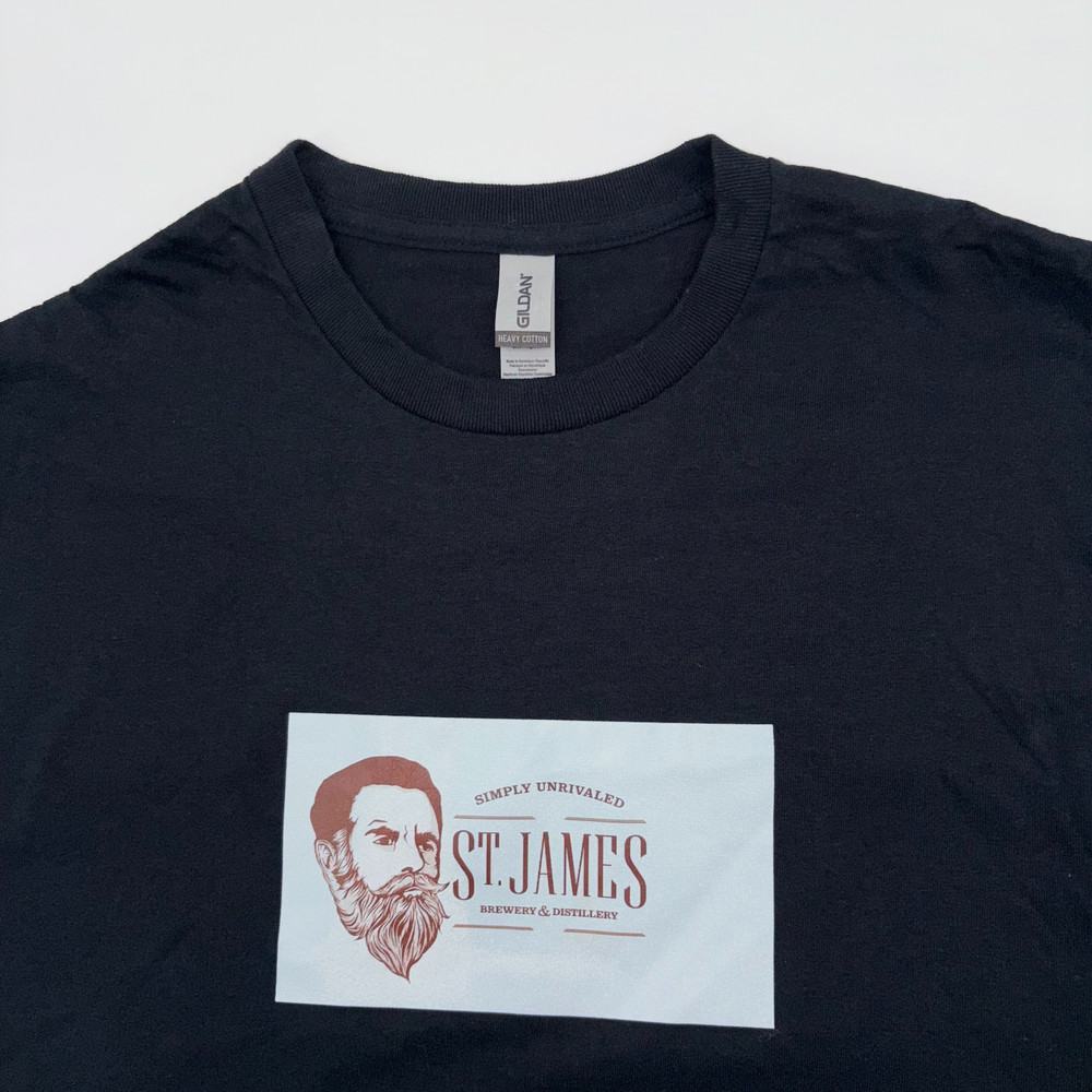 St. James Brewery & Distillery Shirt Mens XL Alcohol Short Sleeve Casual T-Shirt