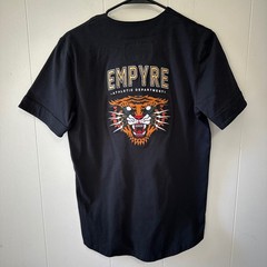 EMPYRE Black Baseball Jersey Tiger Graphic Embroidered Men’s S