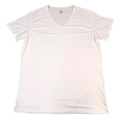 NanoDri New Sweatproof Undershirt Men’s L White VNeck Performance Tee Base Layer