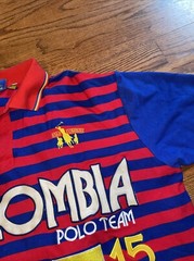 Colombia #15 XXL Sports Star Company Polo Team Shirt Mens 2XL Street wear EUC