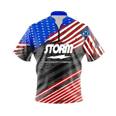 Storm Old Glory ’24 Quick Zip Bowling Jersey S-5XL Best Gifts Bowling