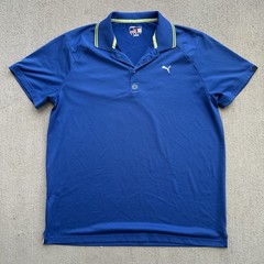 Lot of 3 – Puma Golf Men’s Size 2XL Polo Shirts Blue Volt Green Cobra Cell