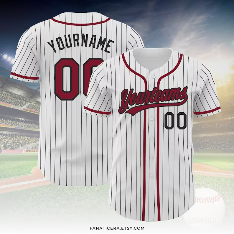 Custom Baseball Jersey Personalized Name Number 12 Colors Team Uniform Unisex