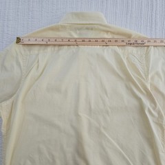 Old Navy Short Sleeve Front Button Regular Fit Everyday Shirt Sz XL Yellow EUC