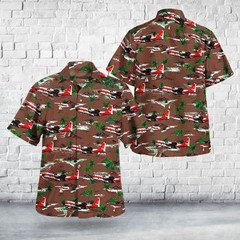 US Forest Service Lockheed HC 130H Hercules Hawaiian Shirt