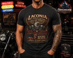 2026 Laconia Motorcycle Week Shirt America 250 Weirs Beach Biker Bike