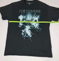 2019 Disturbed Evolution Tour Concert T-Shirt Band Tee Women’s Size L Black