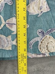 Cooke Street Hawaiian Shirt Mens XL Sea Turtle Ocean Fish Reverse Blue Aloha