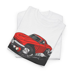 DigiRods Corvette C2 Vintage Model Classic Cartoon Car White T Shirt