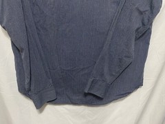 Fossil 54 Button Down Shirt Mens Size XL Blue Long Sleeve Cotton Business Casual