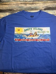 NEW Universal Studios JAWS ‘Amity Island Welcomes You’🏝️Shirt •Adult Large