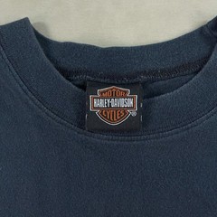 Vintage Harley Davidson Sleeveless Logo T-Shirt Men’s Medium Faded Black Gym Y2K