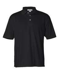 FeatherLite 100% Polyester Moisture Free Mesh Polo T-Shirt- 0469 Black XL