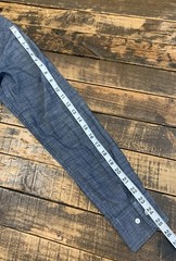 EUC Gustin Chambray Button Down Shirt Mens L USA Made Long Sleeve 100% Cotton