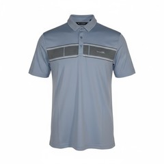 Travis Mathew Golf Polo Cotton‑Poly Blend Light Blue Large L