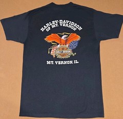 VTG 3D Emblem 1991 Harley Davidson I OWN A HARLEY NOT JUST A T-SHIRT Mt. Vernon