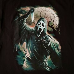 FREE SAME DAY SHIPPING Brand New SCREAM Classic GHOSTFACE Moon Shirt LARGE