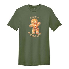 Cookie Baking Crew Shirt, Cute Gingerbread Shirt, Christmas Shirts, Christmas Gi