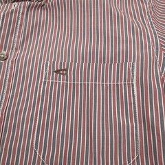 Camel Active Vintage Striped Button-Down Relaxed Fit Shirt Long Sleeve M