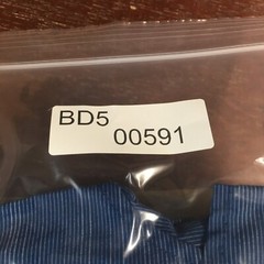 Apparel Collection Mcdo Button Up Short Sleeve Shirt Mens M Blue Cotton blend