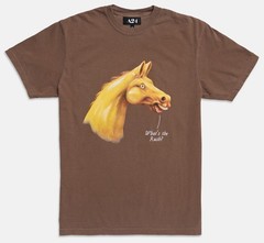 A24 We Live In Time T-Shirt 2XL XXL Carousel Horse Tee Brown Movie Pomo NEW