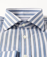 (ASK availability First) BEAMS GUY ROVER Alternate stripe wide collar shirt NEW