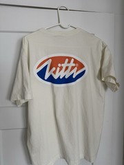 Kith Men’s Split Logo Short Sleeve Graphic Tee Spring/Summer 2025 – Silk – Large