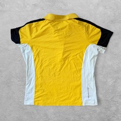 Helly Hansen Yellow Colorblock Zip Quarter Polo Shirt – Size XL