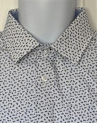 REPORT COLLECTION NWOT White Navy Polyester Spandex 15½ 34