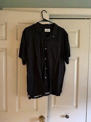 duvin design button up Black Cabana Large