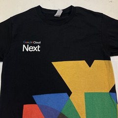 GOOGLE CLOUD NEXT Employee Staff Crew TEE T SHIRT Sz Mens S tech computer