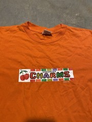 Vintage 1990s Charms Assorted Hard Candy Promo T Shirt Rare Y2K Size Large