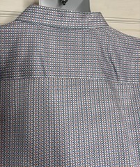 Johnston Murphy Performance Pattern Shirt XL Long Sleeve Flip Cuff Button Down