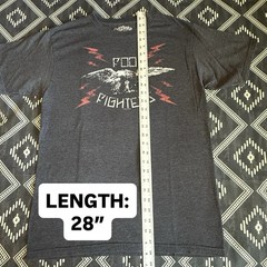 FOO FIGHTERS Thunder Eagle Licensed Alt Rock T-Shirt 2008. MEDIUM Preowned NV