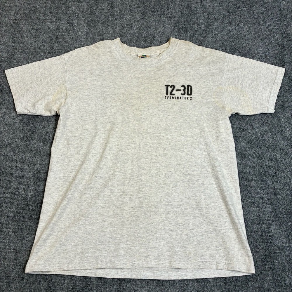 Vintage Universal Studios Terminator 2 T2-3D Graphic T-Shirt