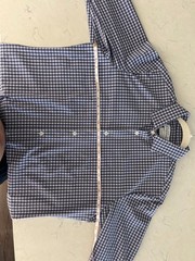 Mizzen+Main Leeward Dress Shirt Men’s XL Trim Fit Blue Red Check Stretch