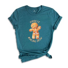 Cookie Baking Crew Shirt, Cute Gingerbread Shirt, Christmas Shirts, Christmas Gi