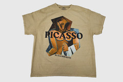 Mens Picasso Figure Nu A La Serviette Cool Art Shirt New S-XL
